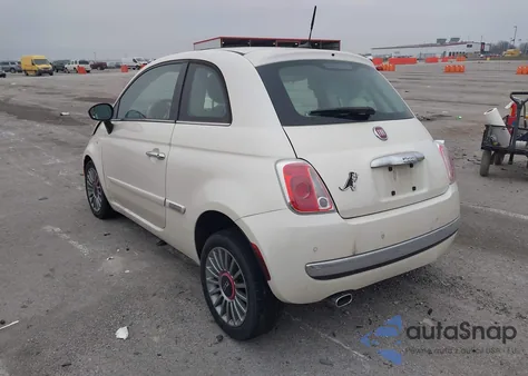 2012 Fiat 500 Lounge from USA, damaged, VIN 3C3CFFCRXCT360915